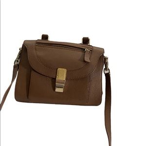 Brown botkier crossbody purse , Gold hardware,